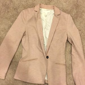 Blush pink blazer